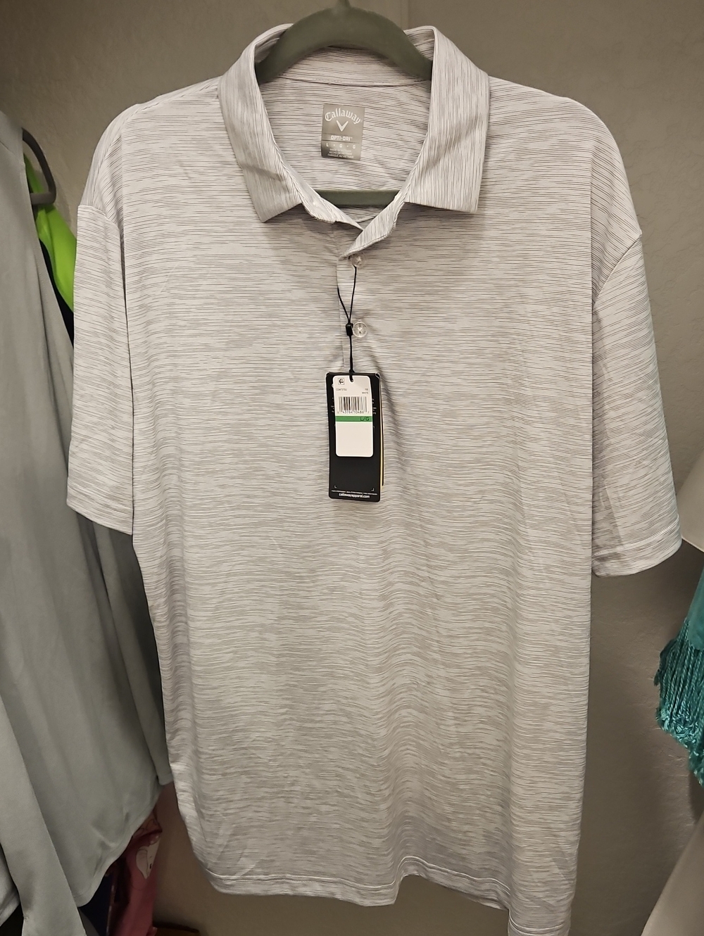 Callaway Men’s Light Heather Gray Polo